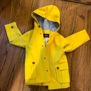 This raincoat is like new.